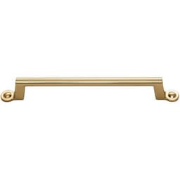 Top Knobs Bradbury Series 6-5/16" (160 mm) Center to Center Warm Brass Pull, - A304-WB