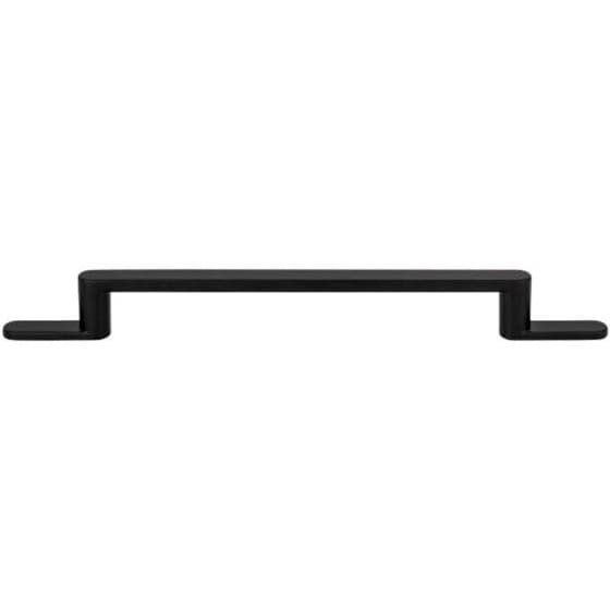Top Knobs Alaire Series 7-9/16" (192 mm) Center to Center Matte Black Handle, - A504-BL