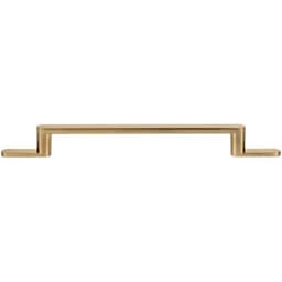 Top Knobs Alaire Series 7-9/16" (192 mm) Center to Center Warm Brass Pull, - A504-WB