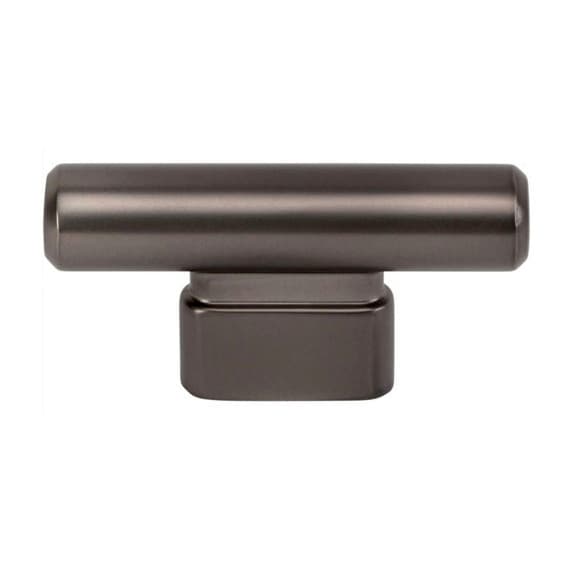 Top Knobs Holloway Series 2-1/2 in (64 mm) L x 1/2 in (13 mm) W Slate Knob, - A511-SL