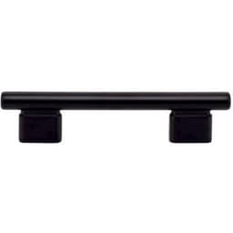 Top Knobs Holloway Series 3-3/4" (96 mm) Center to Center Matte Black Pull, - A512-BL