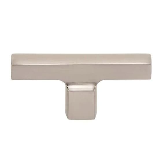 Top Knobs Holloway Series 2-3/4 in (70 mm) L x 1/2 in (13 mm) W Brushed Nickel Knob, - A521-BRN