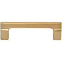 Top Knobs Reeves Series 3-3/4" (96 mm) Center to Center Warm Brass Pull, - A522-WB