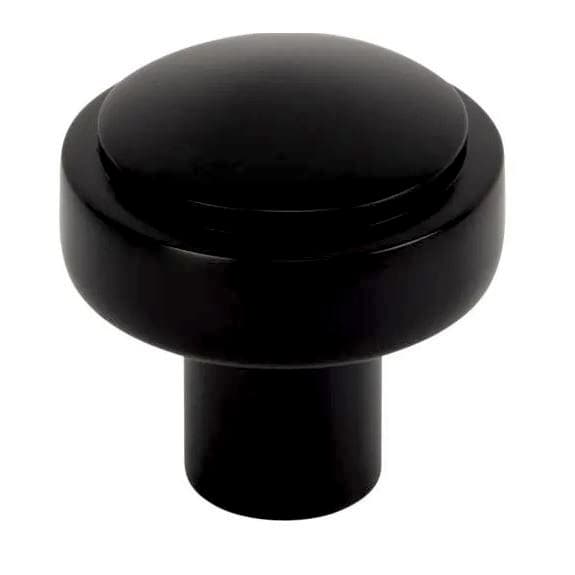 Top Knobs Kayden Series 1-1/4" (32 mm) Diameter Matte BlackKnob, - A530-BL