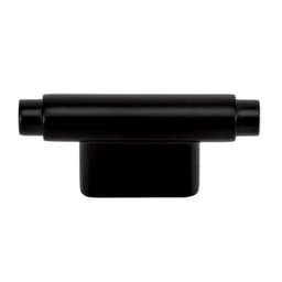 Top Knobs Kayden Series 3 in (76 mm) L x 1/2 in (13 mm) W Matte Black Knob, - A531-BL