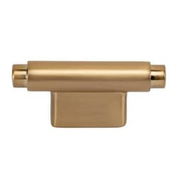 Top Knobs Kayden Series 3 in (76 mm) L x 1/2 in (13 mm) W Warm Brass Knob, - A531-WB