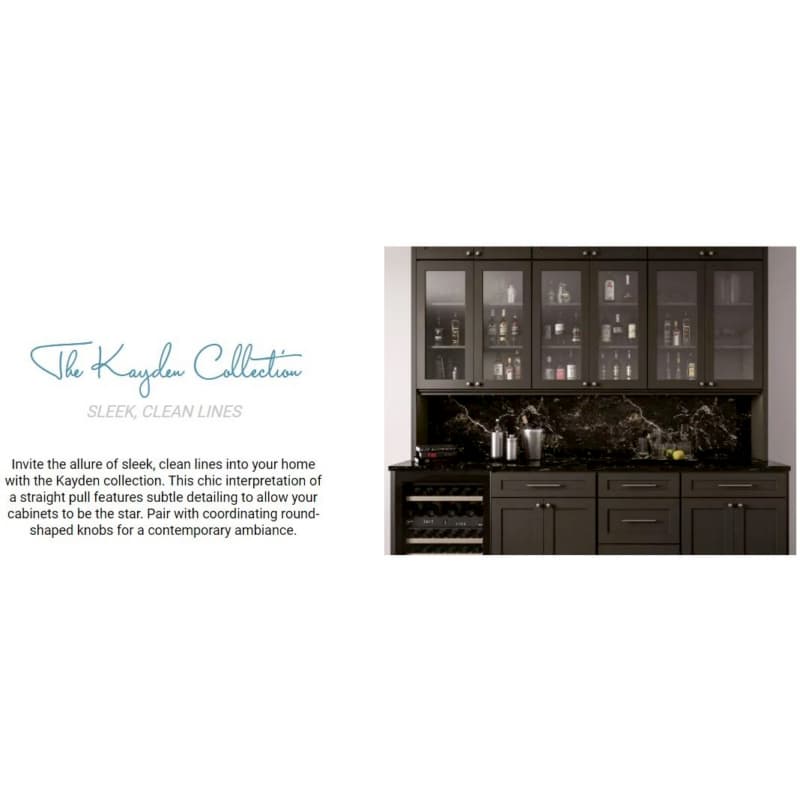 Top Knobs Kayden Series 3-3/4" (96 mm) Center to Center Slate Pull, - A532-SL