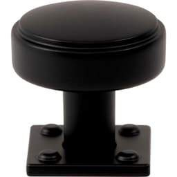 Top Knobs Benning Series 1-1/4" (32 mm) Diameter Matte BlackKnob, A540-BL