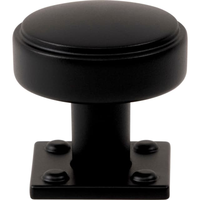 Top Knobs Benning Series 1-1/4" (32 mm) Diameter Matte BlackKnob, A540-BL