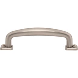 Top Knobs Benning Series 3-3/4" (96 mm) Center to Center Brushed Nickel Pull, A541-BRN
