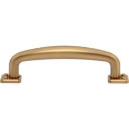 Top Knobs Benning Series 3-3/4" (96 mm) Center to Center Warm Brass Pull, A541-WB