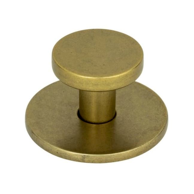 Top Knobs Dot 1-1/4" (32 mm) Diameter Vintage BrassKnob, A600-UB