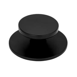 Top Knobs Dot Series 2" (51 mm) Diameter Matte BlackKnob, - A601-BL