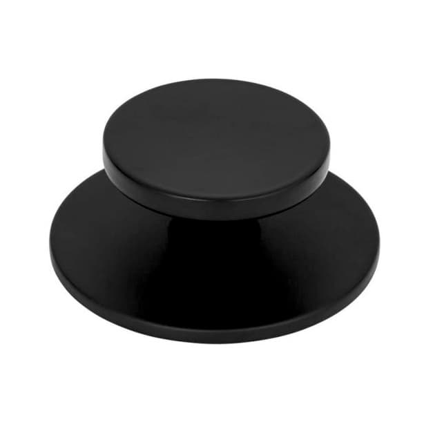 Top Knobs Dot Series 2" (51 mm) Diameter Matte BlackKnob, - A601-BL