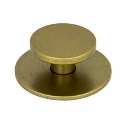 Top Knobs Dot Series 2" (51 mm) Diameter Vintage BrassKnob, - A601-UB