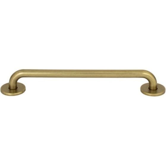 Top Knobs Dot Series 7-9/16" (192 mm) Center to Center Vintage Brass Pull, - A604-UB