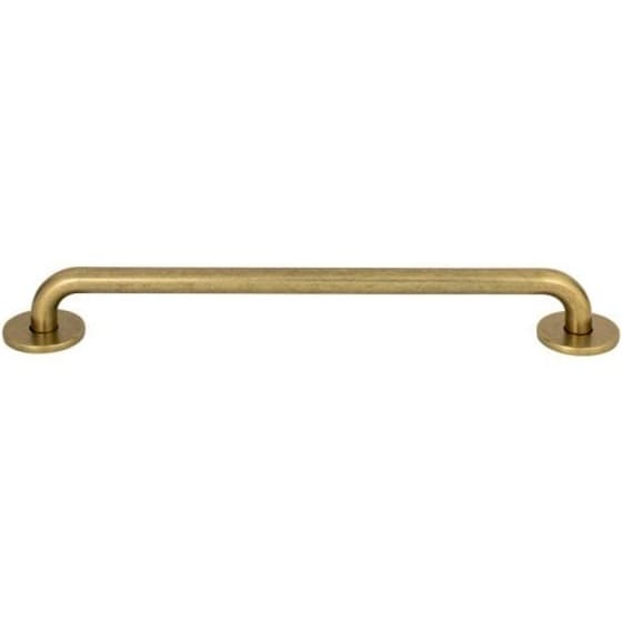 Top Knobs Dot 8-13/16" (224 mm) Center to Center Vintage Brass Pull, A605-UB