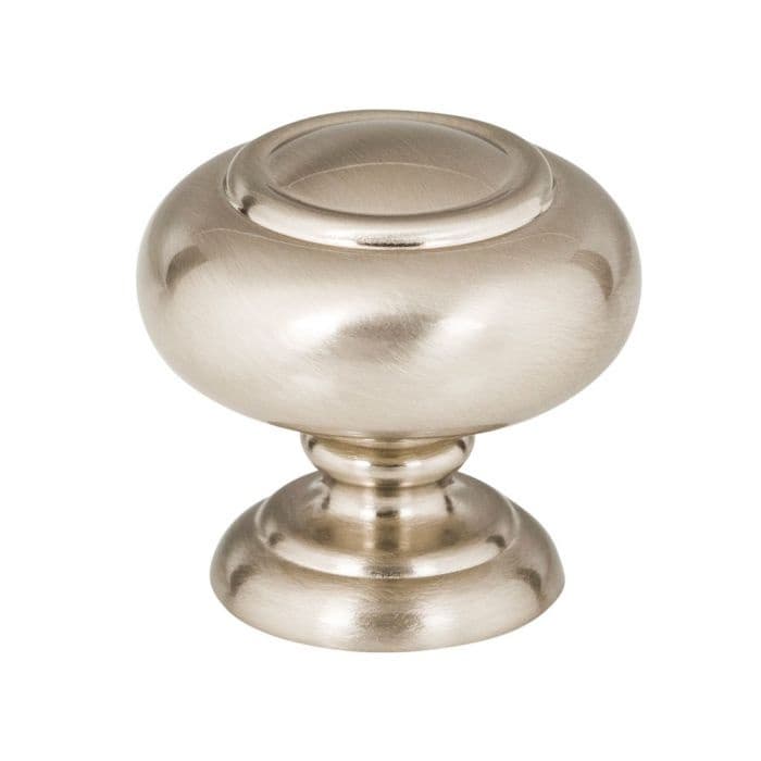 Top Knobs Victoria 1-1/4" (32 mm) Diameter Brushed NickelKnob, A610-BRN