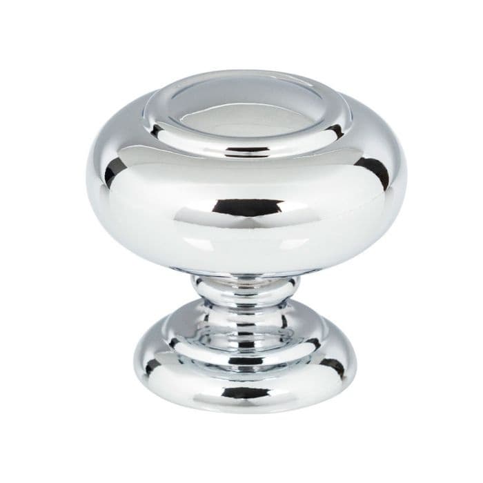 Top Knobs Victoria Series 1-1/4" (32 mm) Diameter Polished ChromeKnob, - A610-CH
