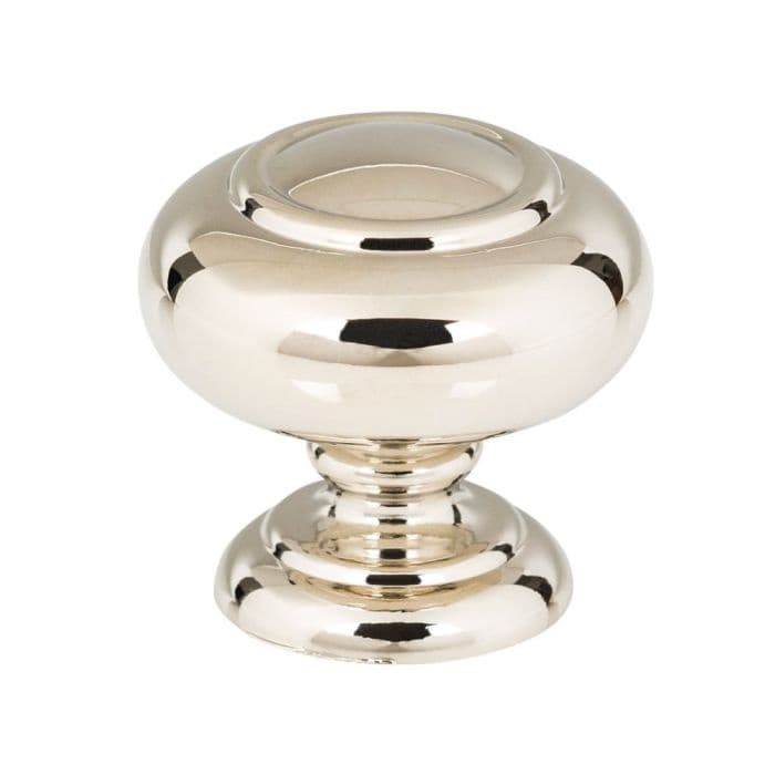 Top Knobs Victoria Series 1-1/4" (32 mm) Diameter Polished NickelKnob, - A610-PN