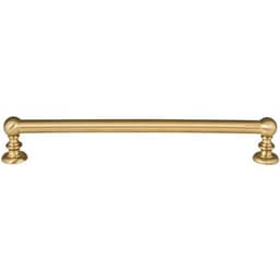 Top Knobs Victoria Series 7-9/16" (192 mm) Center to Center Warm Brass Pull, - A614-WB