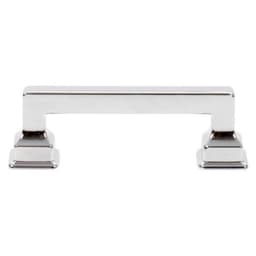 Top Knobs Erika Series 3" (76 mm) Center to Center Polished Chrome Pull, - A621-CH