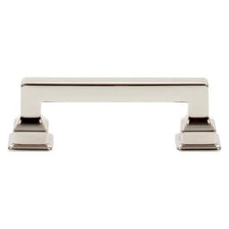 Top Knobs Erika Series 3" (76 mm) Center to Center Polished Nickel Pull, - A621-PN