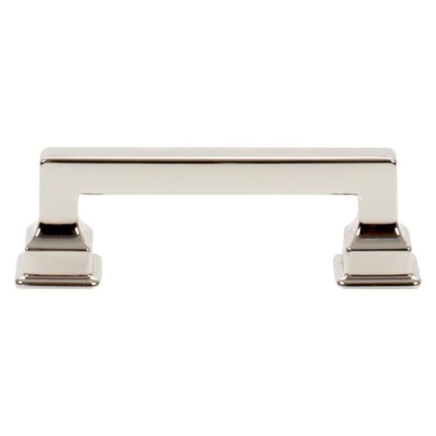 Top Knobs Erika 3" (76 mm) Center to Center Polished Nickel Pull, A621-PN