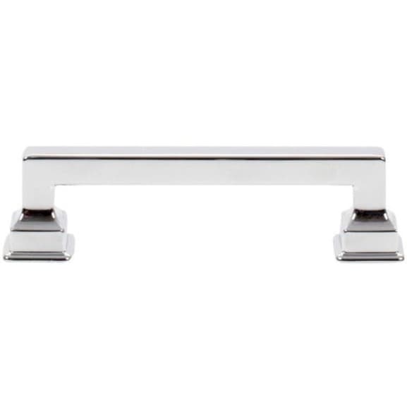 Top Knobs Erika Series 3-3/4" (96 mm) Center to Center Polished Chrome Pull, - A622-CH