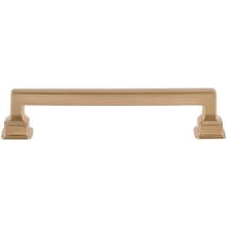 Top Knobs Erika Series 5-1/16" (128 mm) Center to Center Warm Brass Pull, - A623-WB