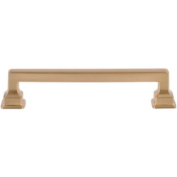 Top Knobs Erika 5-1/16" (128 mm) Center to Center Warm Brass Pull, A623-WB
