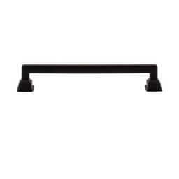 Top Knobs Erika Series 6-5/16" (160 mm) Center to Center Matte Black Pull, - A624-BL