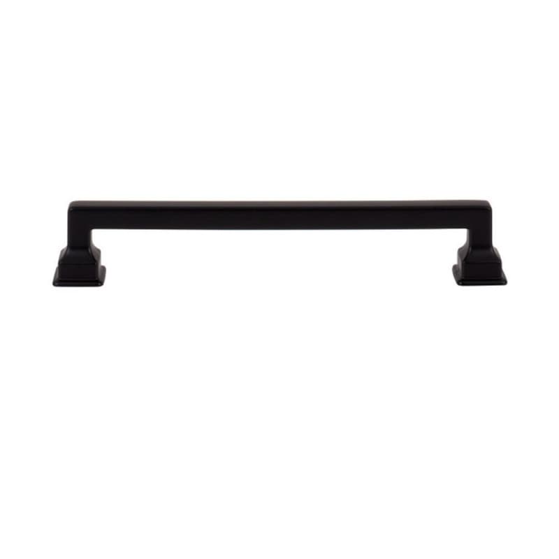 Top Knobs Erika 6-5/16" (160 mm) Center to Center Matte Black Pull, A624-BL