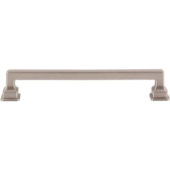 Top Knobs Erika Series 6-5/16" (160 mm) Center to Center Brushed Nickel Pull, - A624-BRN