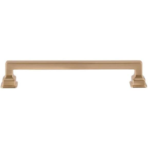 Top Knobs Erika 6-5/16" (160 mm) Center to Center Warm Brass Pull, A624-WB