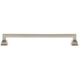Top Knobs Erika Series 7-9/16" (192 mm) Center to Center Brushed Nickel Pull, - A625-BRN