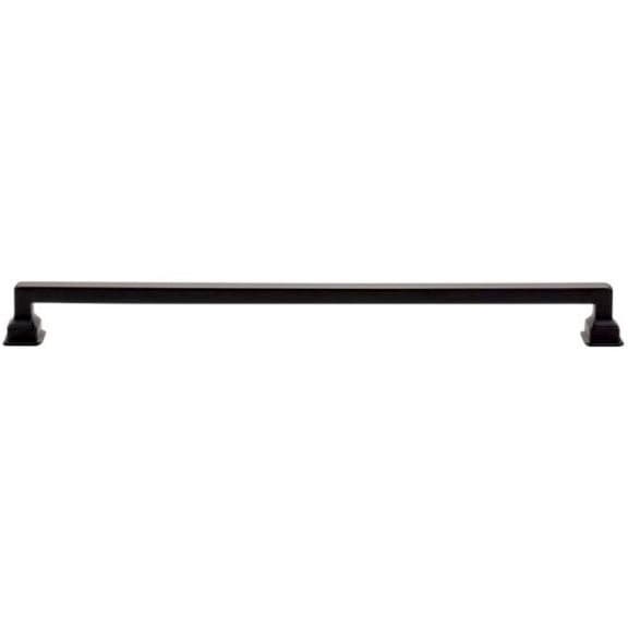 Top Knobs Erika Series Matte Black 18" (457 mm) Center to Center Appliance Pull, -A628-BL