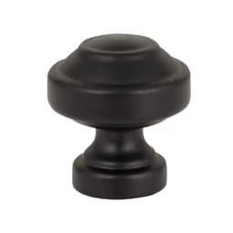 Top Knobs Malin Series 1-1/8" (29 mm) Diameter Matte BlackKnob, - A640-BL