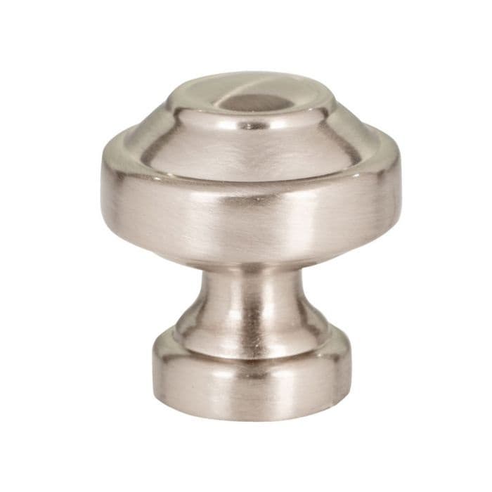 Top Knobs Malin Series 1-1/8" (29 mm) Diameter Brushed NickelKnob, - A640-BRN