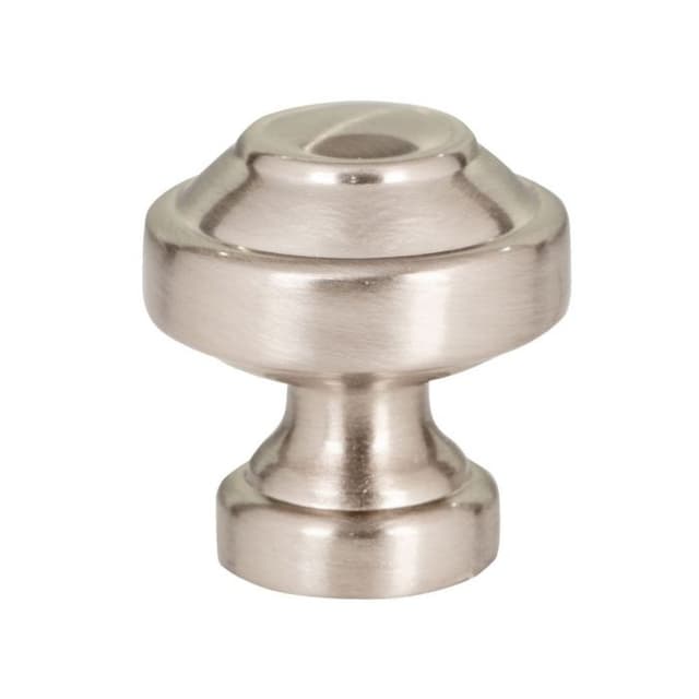 Top Knobs Malin Series 1-1/8" (29 mm) Diameter Brushed NickelKnob, - A640-BRN