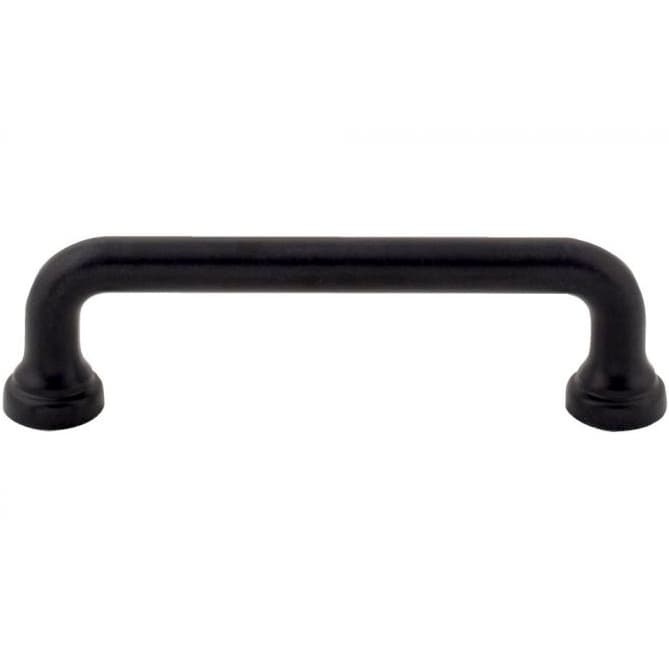 Top Knobs Malin Series 3-3/4" (96 mm) Center to Center Matte Black Pull, - A641-BL