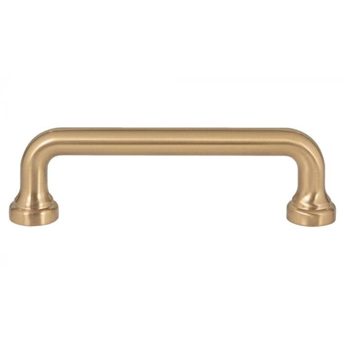 Top Knobs Malin Series 3-3/4" (96 mm) Center to Center Warm Brass Pull, - A641-WB