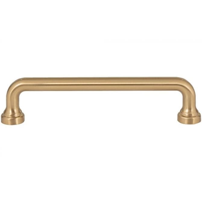 Top Knobs Malin Series 5-1/16" (128 mm) Center to Center Warm Brass Pull, - A642-WB