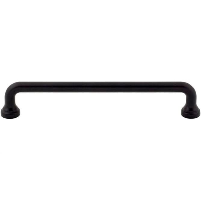 Top Knobs Malin Series 6-5/16" (160 mm) Center to Center Matte Black Pull, - A643-BL