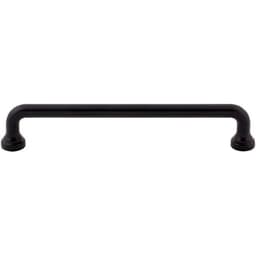 Top Knobs Malin Series 6-5/16" (160 mm) Center to Center Matte Black Pull, - A643-BL