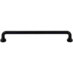 Top Knobs Malin Series 7-9/16" (192 mm) Center to Center Matte Black Pull, - A644-BL