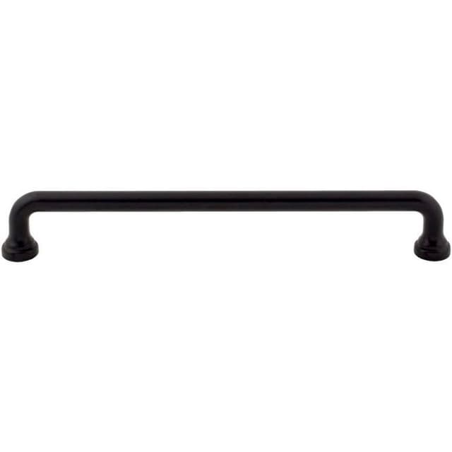 Top Knobs Malin Series 7-9/16" (192 mm) Center to Center Matte Black Pull, - A644-BL