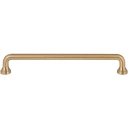 Top Knobs Malin Series 7-9/16" (192 mm) Center to Center Warm Brass Pull, - A644-WB