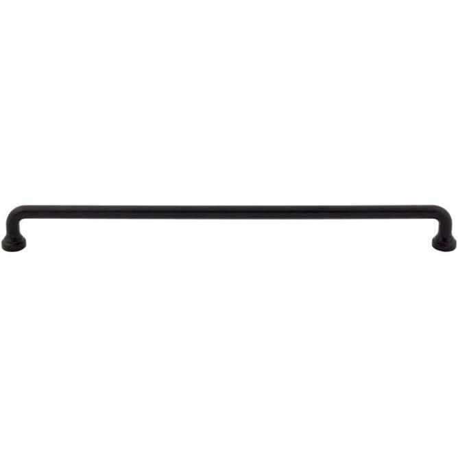 Top Knobs Malin 12" (305 mm) Center to Center Matte Black Pull, A645-BL