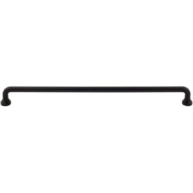 Top Knobs Malin Series 12" (305 mm) Center to Center Matte Black Pull, - A645-BL